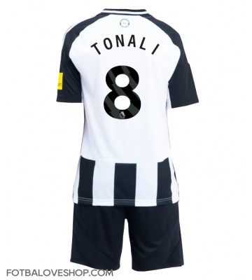 Newcastle United Sandro Tonali #8 Dětské Domácí Dres 2024-25 Krátký Rukáv (+ trenýrky)